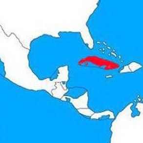 mapa Cuba